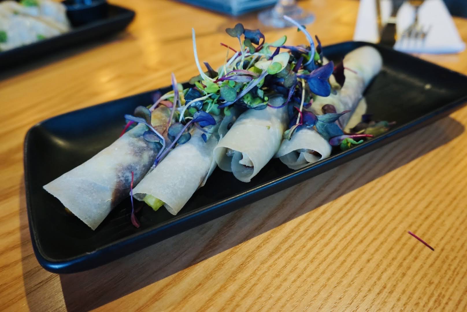 Duck pancakes